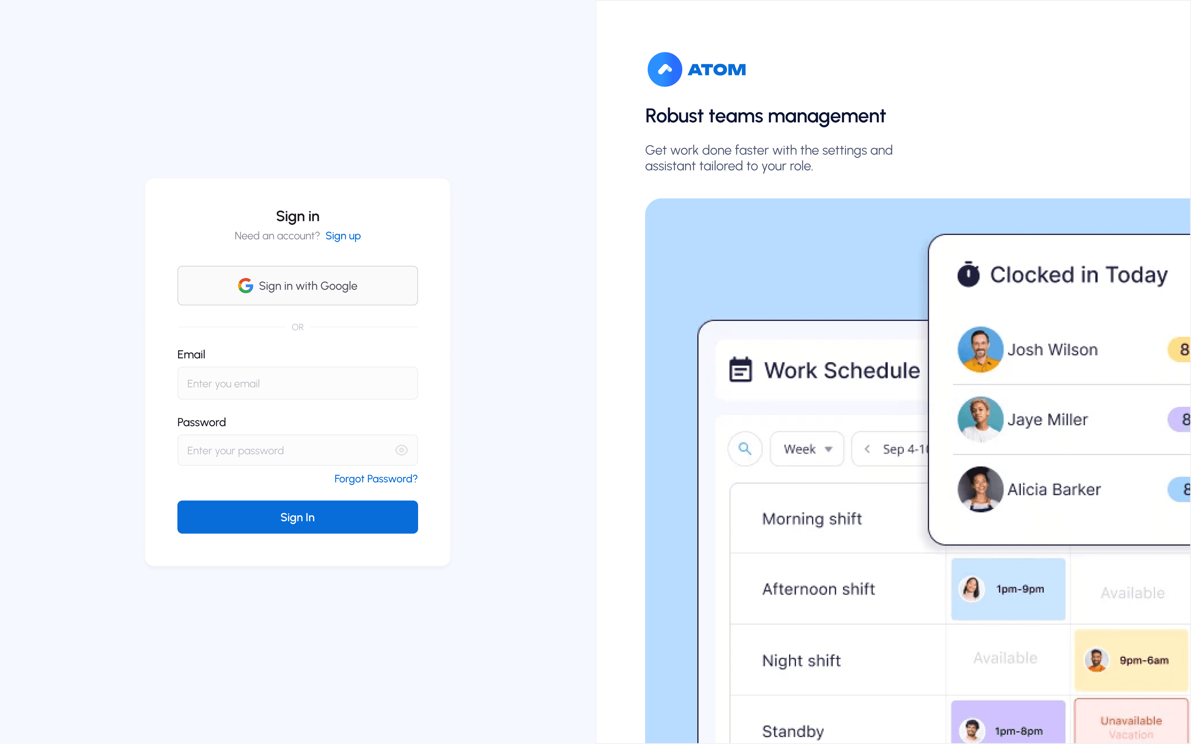 ATOM project preview